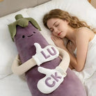 Eggplant Plush Pillow