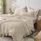 Korean Lace Seersucker Bedding Set